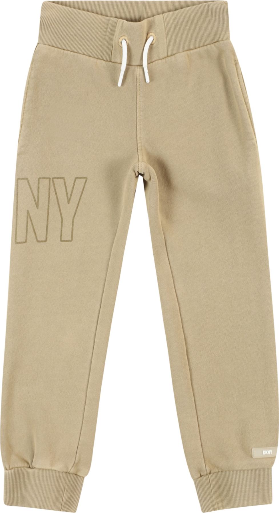 Kalhoty DKNY písková / khaki