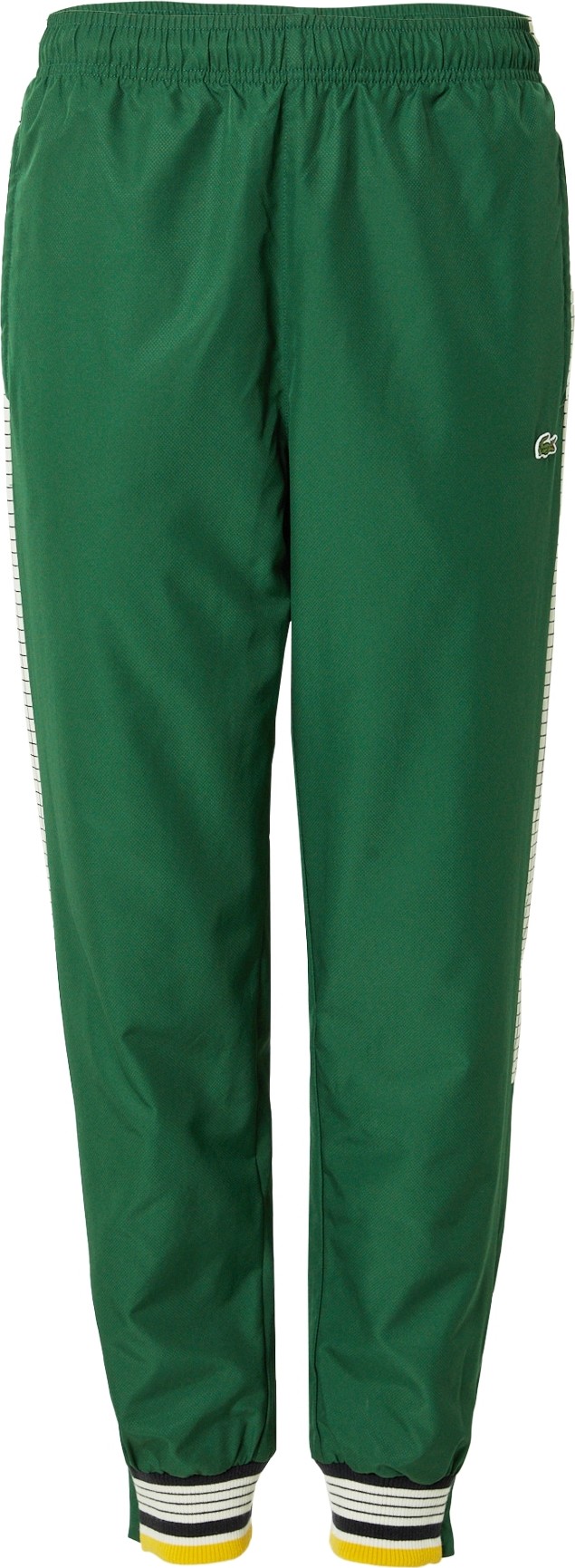 Kalhoty Lacoste žlutá / trávově zelená / černá / přírodní bílá