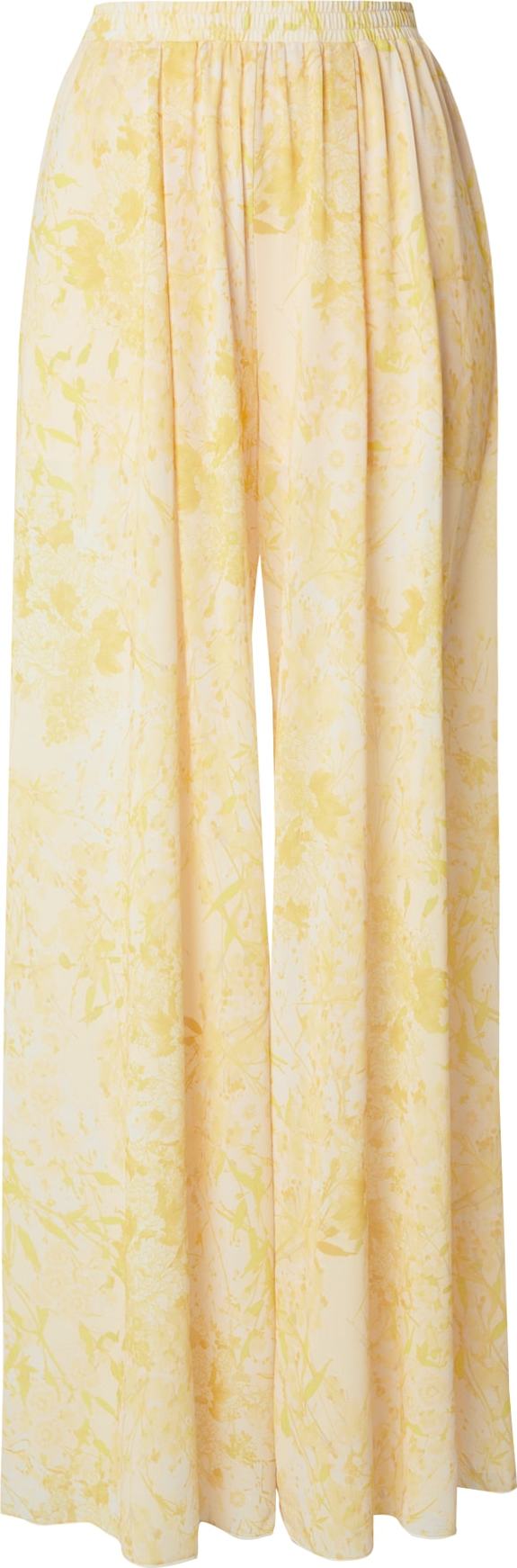 Kalhoty PATRIZIA PEPE žlutá / pastelově žlutá