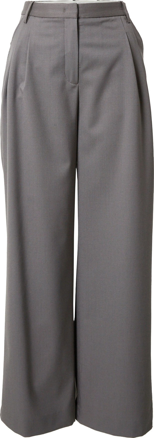 Kalhoty se sklady v pase 'Jolene' Designers Remix tmavě šedá