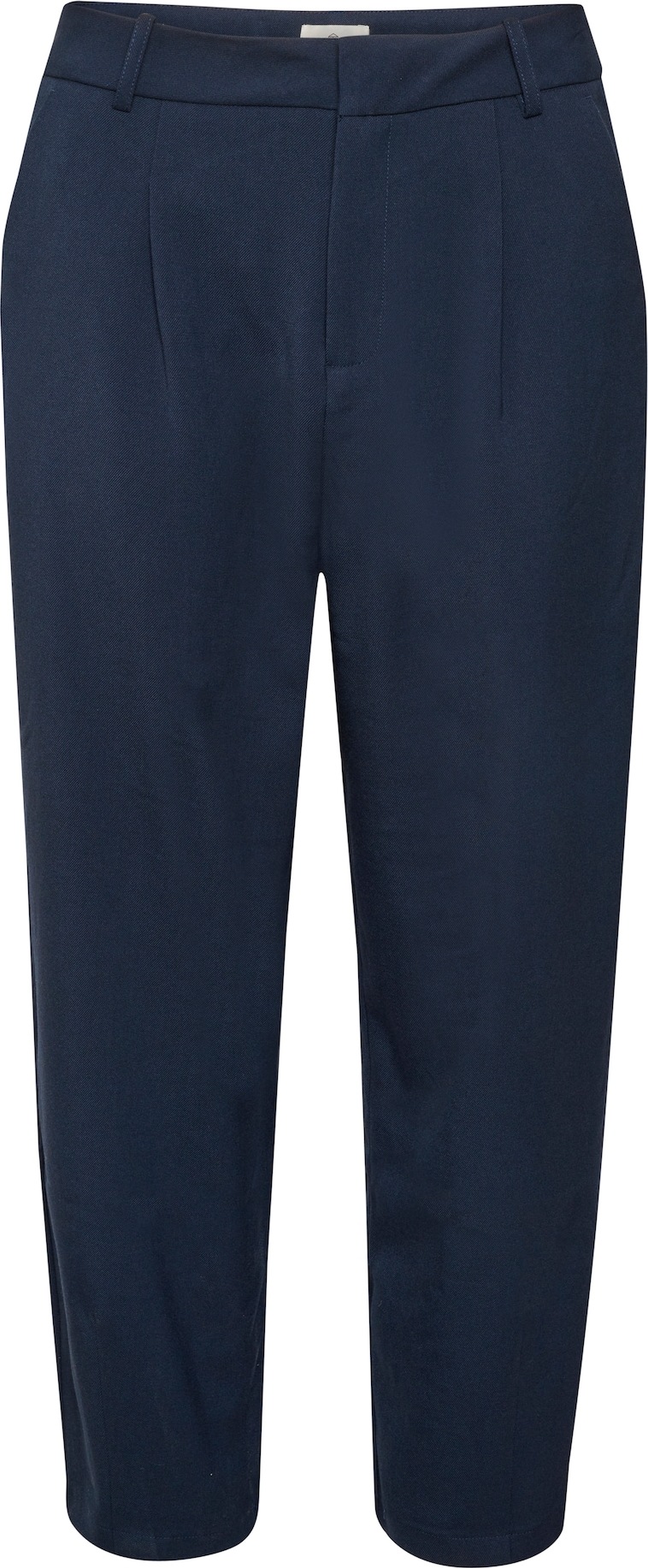 Kalhoty se sklady v pase 'Merle' Kaffe námořnická modř