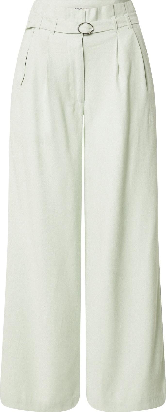 Kalhoty se sklady v pase 'Payton' Only pastelově zelená