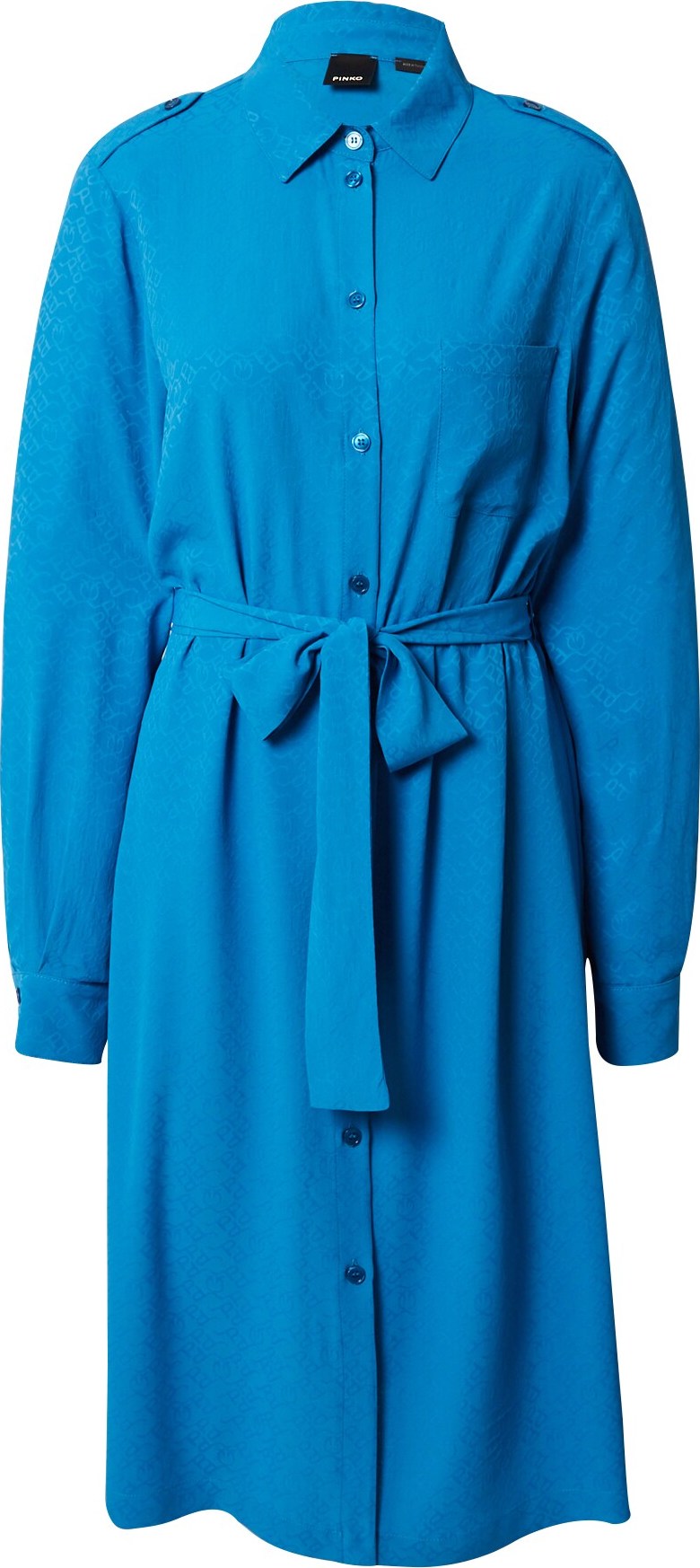 Košilové šaty 'ALICIA' pinko modrá