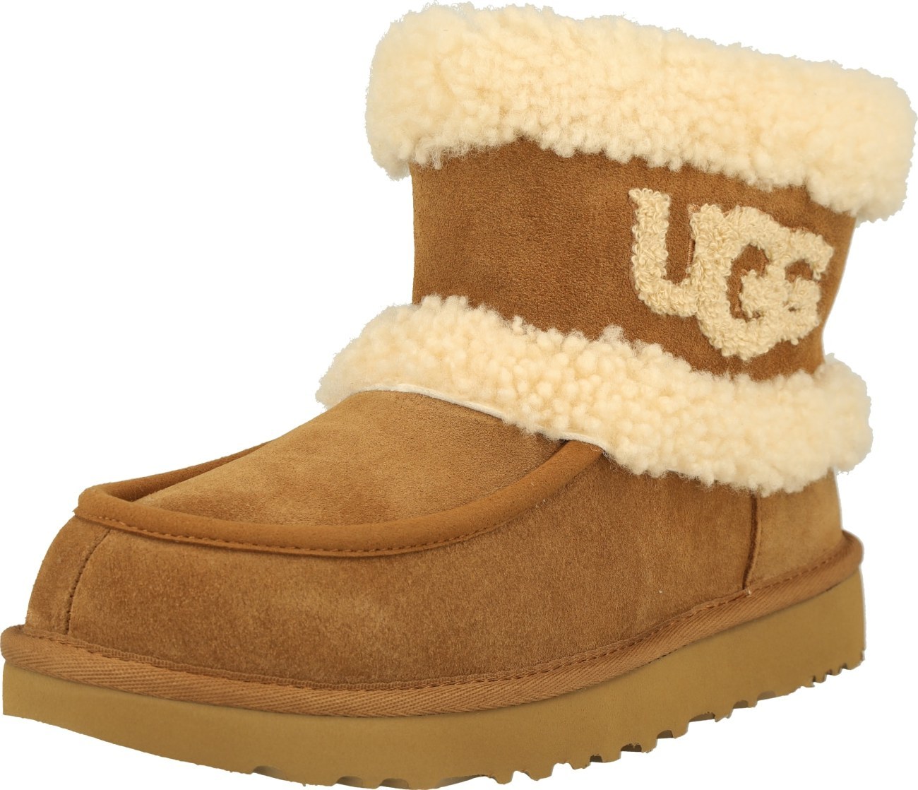 Kozačky 'ULTRA MINI' Ugg krémová / pueblo