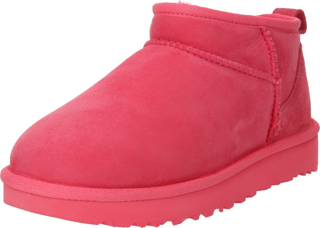 Kozačky 'ULTRA MINI' Ugg světle růžová