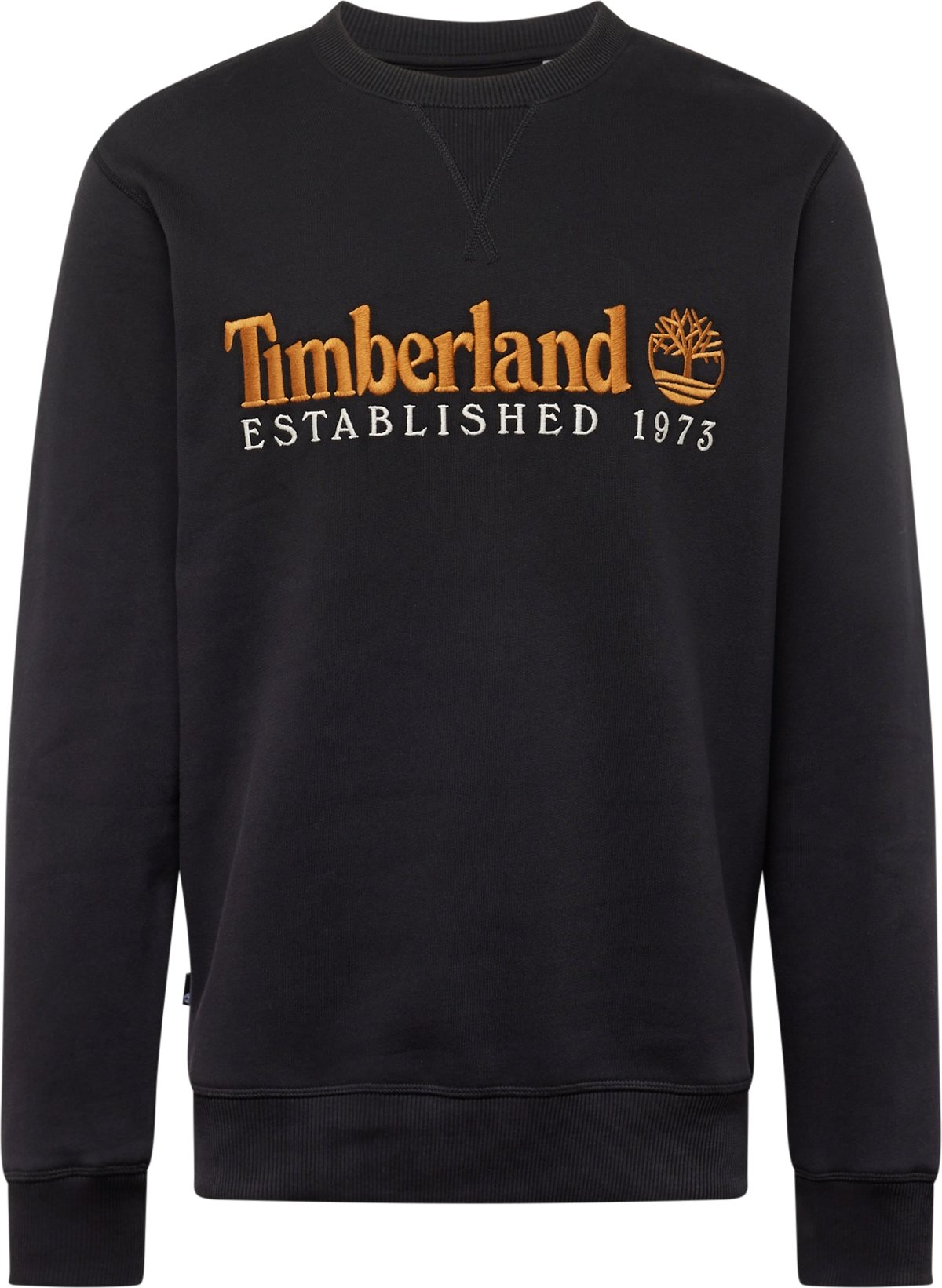 Mikina 'Est. 1973' Timberland medová / černá / bílá