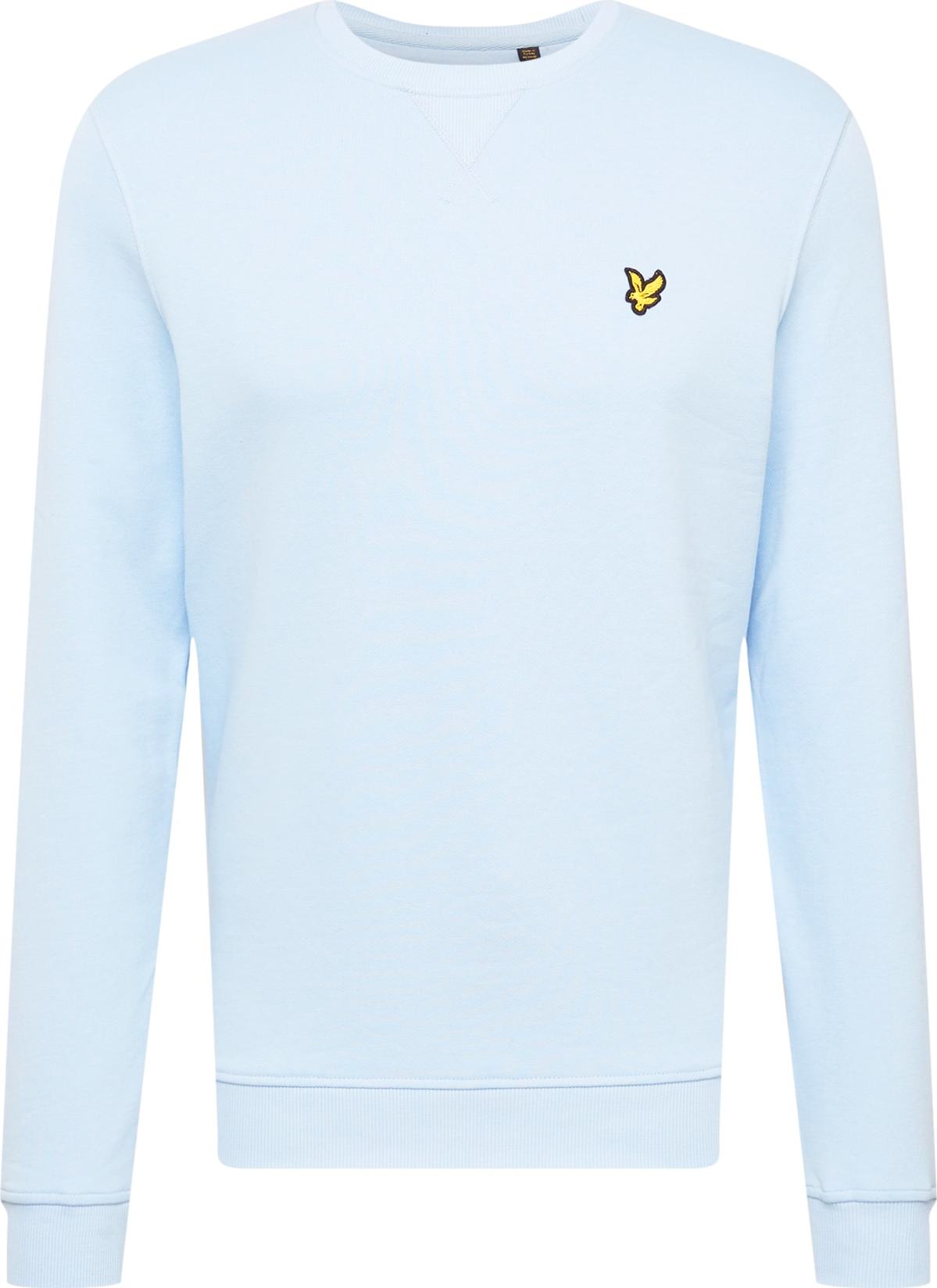 Mikina Lyle & Scott světlemodrá / žlutá / černá