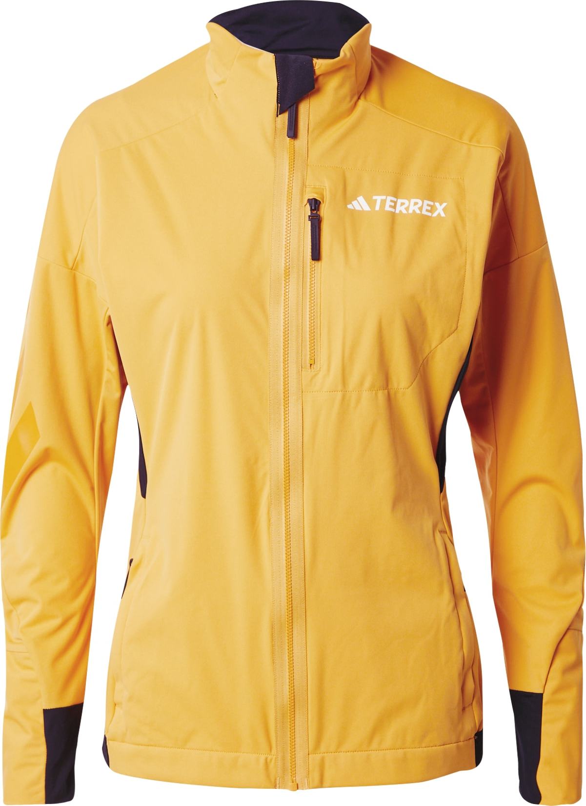 Outdoorová bunda 'W XPR XC' adidas Terrex žlutá / černá / bílá