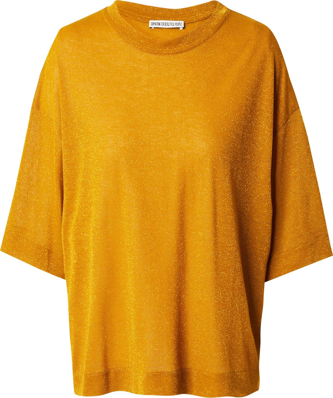 Oversized tričko 'LILANI' drykorn hořčicová