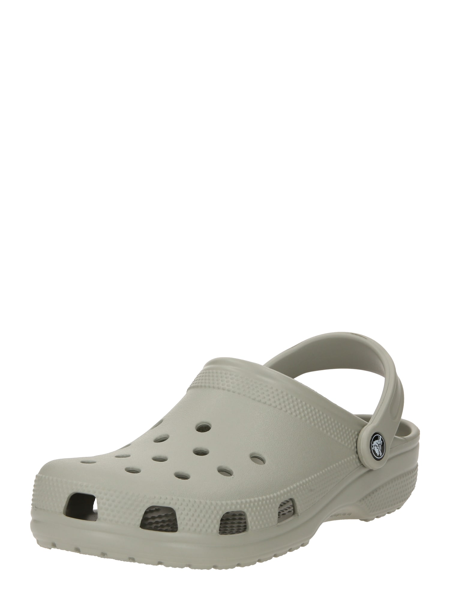 Pantofle 'Classic' Crocs kouřově šedá / černá / bílá