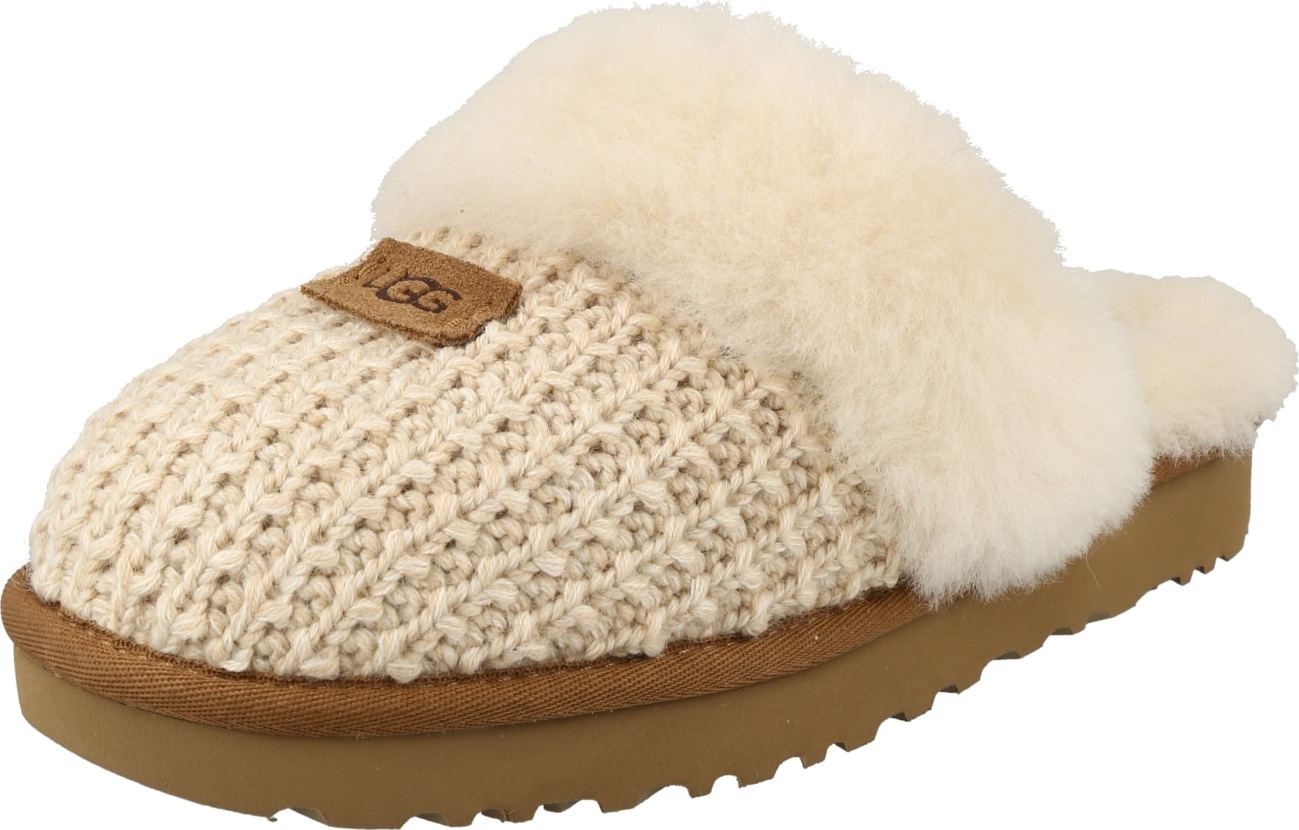 Pantofle 'Cozy' Ugg krémová / hnědá