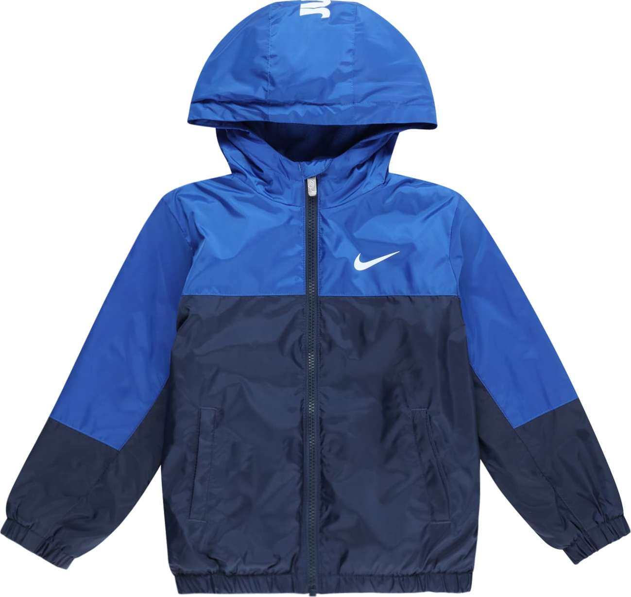 Přechodná bunda Nike Sportswear nebeská modř / tmavě modrá / bílá