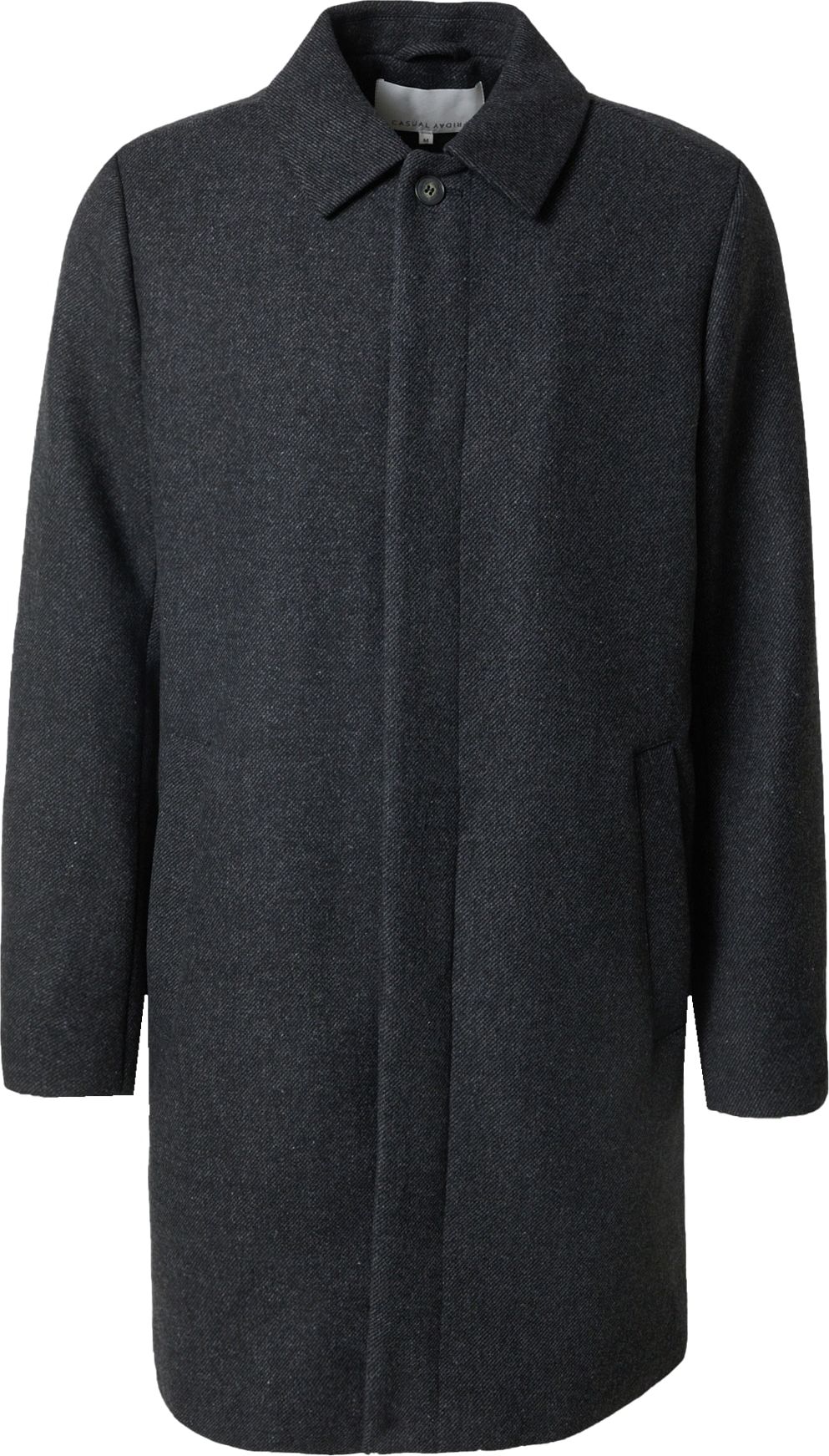 Přechodný kabát 'Oliver' casual friday tmavě šedá