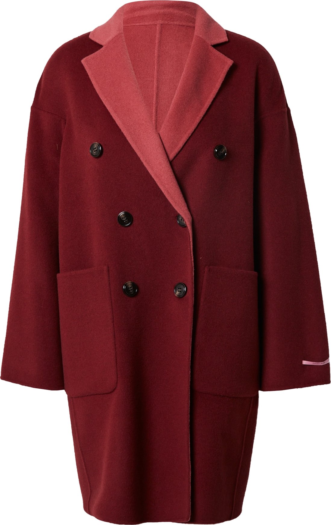 Přechodný kabát 'RICCARDO' MAX&Co. bordó / melounová