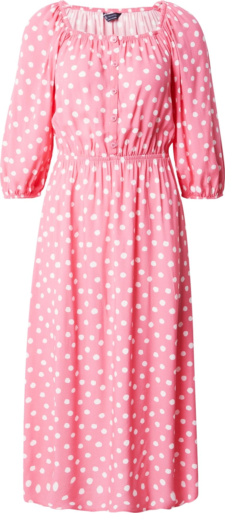 Šaty 'Tea' Marks & Spencer světle růžová / bílá