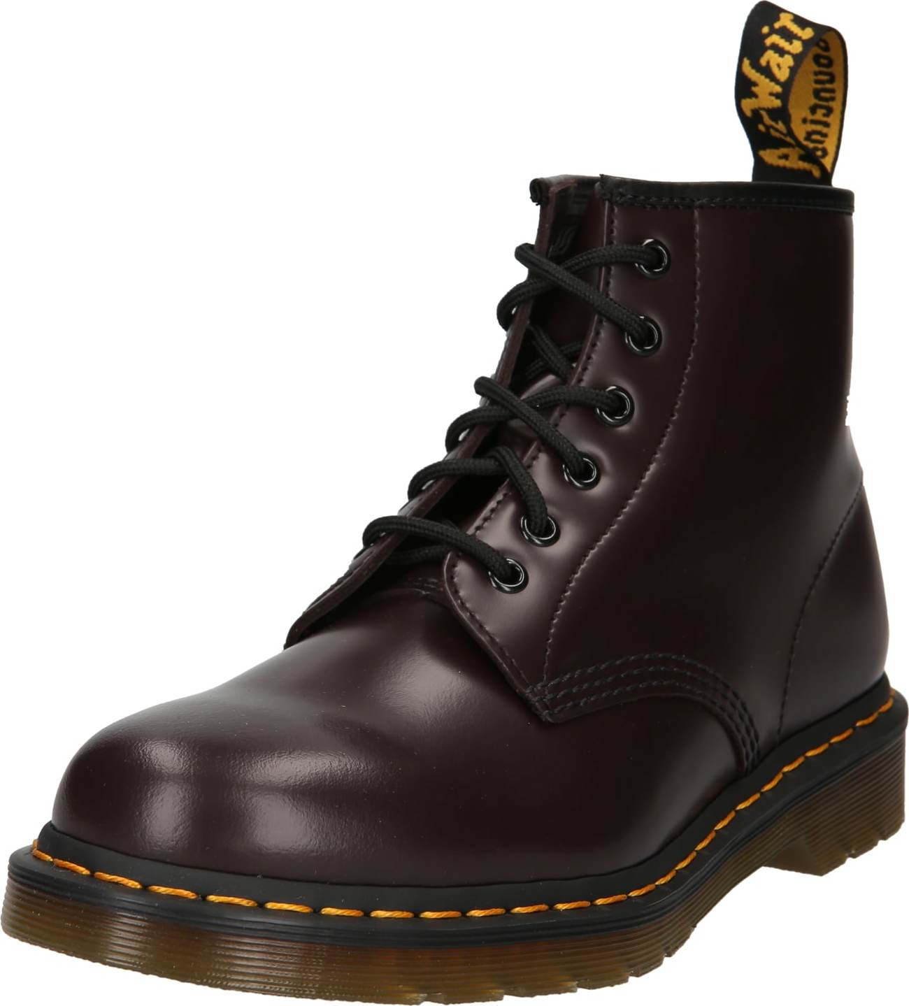 Šněrovací kozačky '101' Dr. Martens bordó