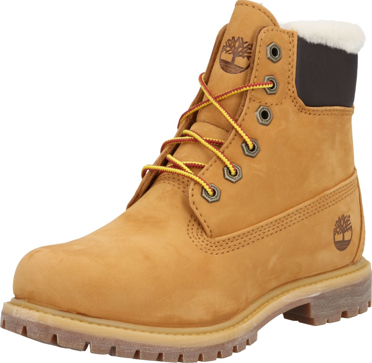 Šněrovací kozačky Timberland koňaková / černá