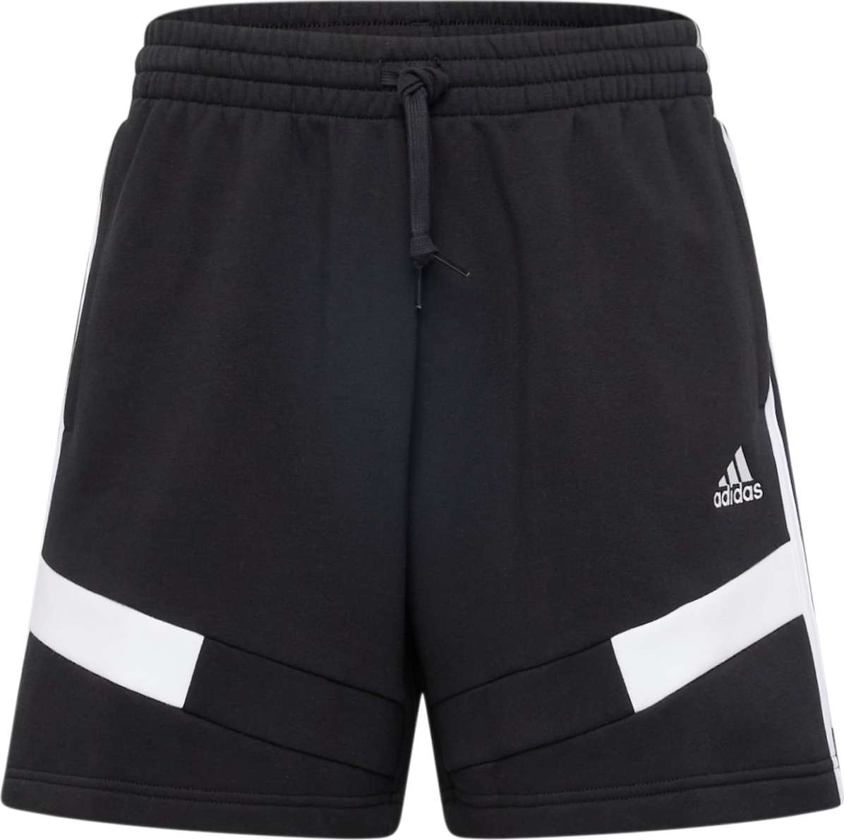 Sportovní kalhoty ADIDAS SPORTSWEAR černá / bílá