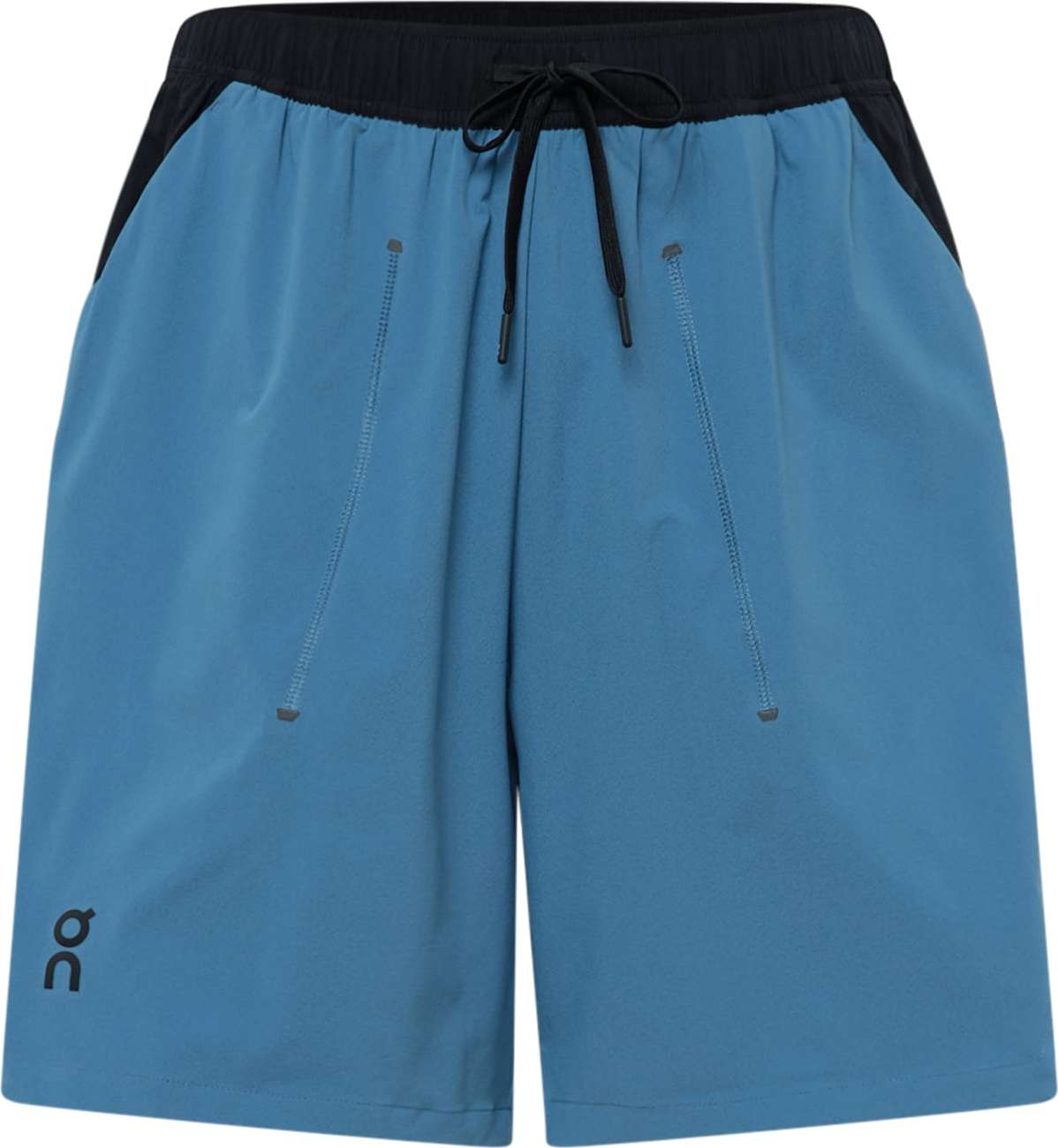 Sportovní kalhoty 'Focus' On azurová modrá / černá