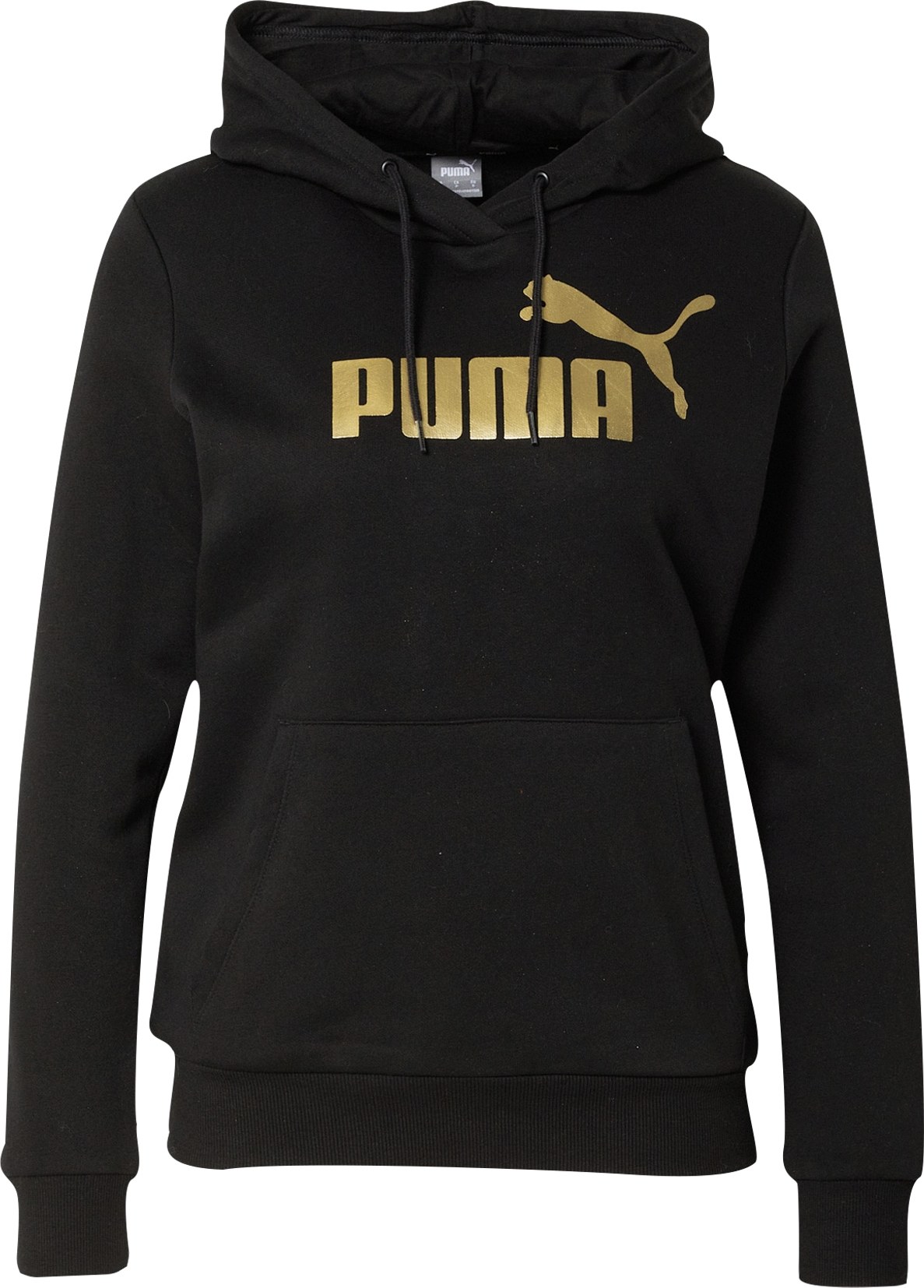 Sportovní mikina Puma zlatá / černá