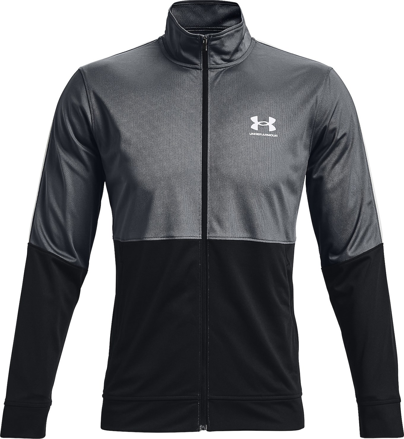 Sportovní mikina Under Armour tmavě šedá / černá / bílá