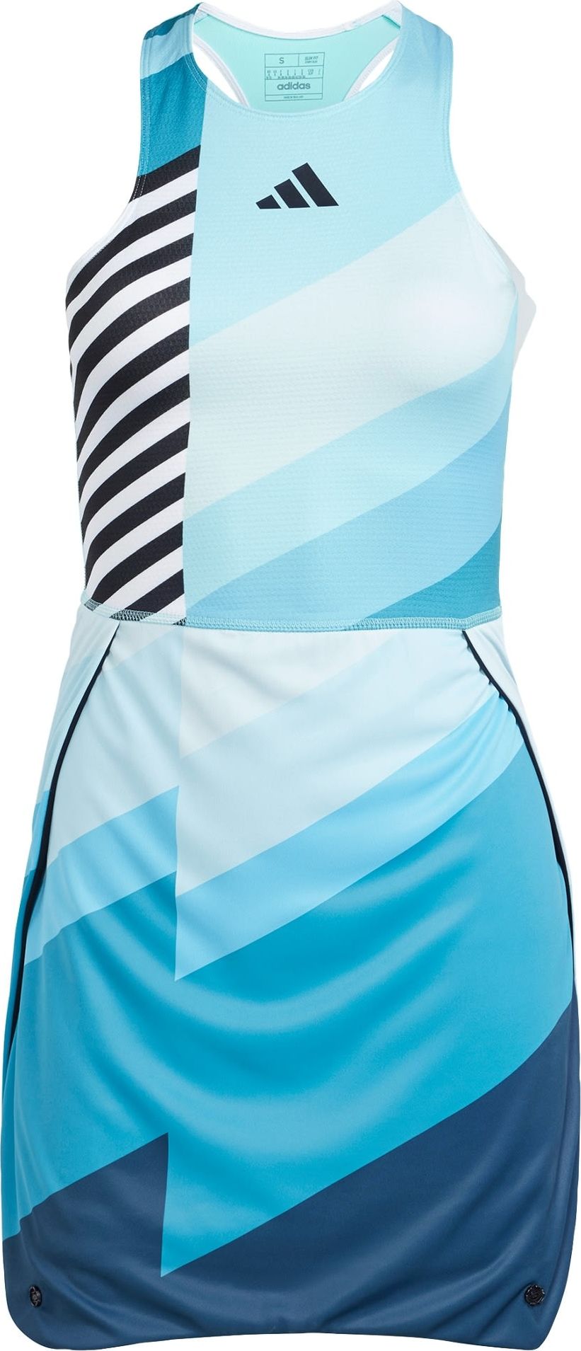 Sportovní šaty 'Transformative Aeroready Pro' adidas performance tyrkysová / aqua modrá / tmavě modrá / černá
