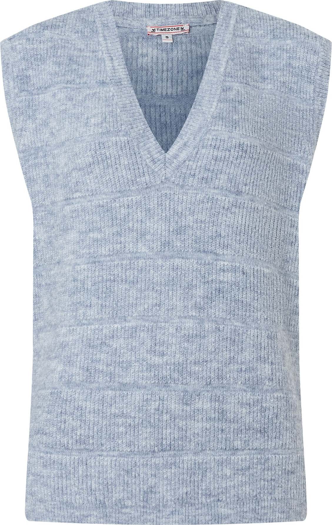 Svetr 'V-Neck Vest' Timezone světlemodrá