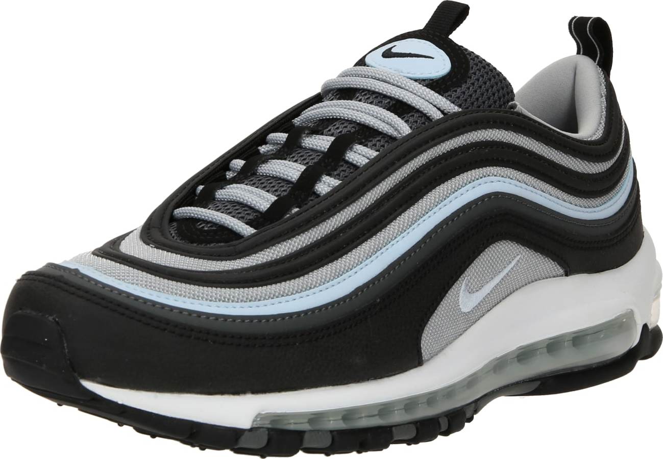 Tenisky 'Air Max 97' Nike Sportswear světlemodrá / stříbrně šedá / černá