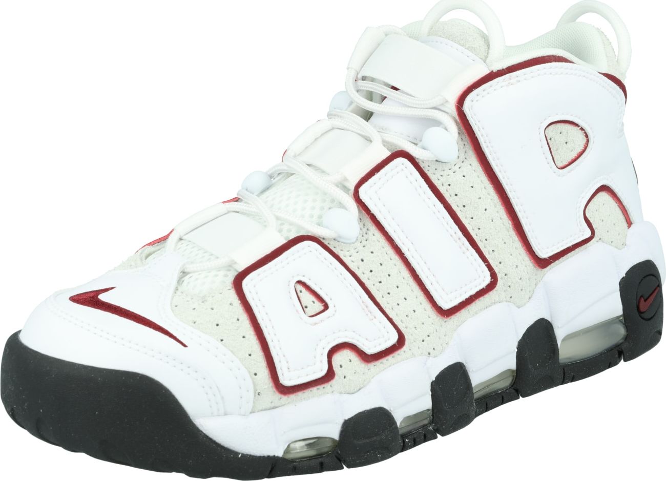 Tenisky 'AIR MORE UPTEMPO 96' Nike Sportswear červená / černá / bílá