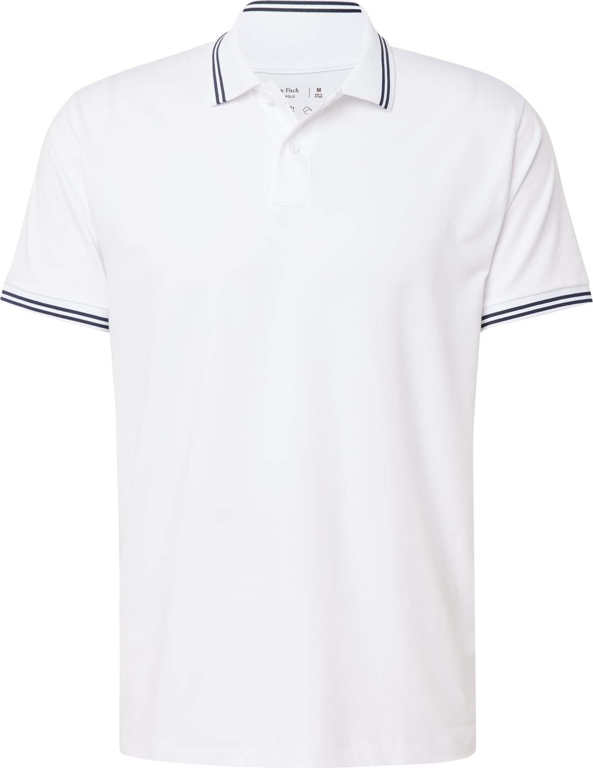 Tričko Abercrombie & Fitch námořnická modř / bílá