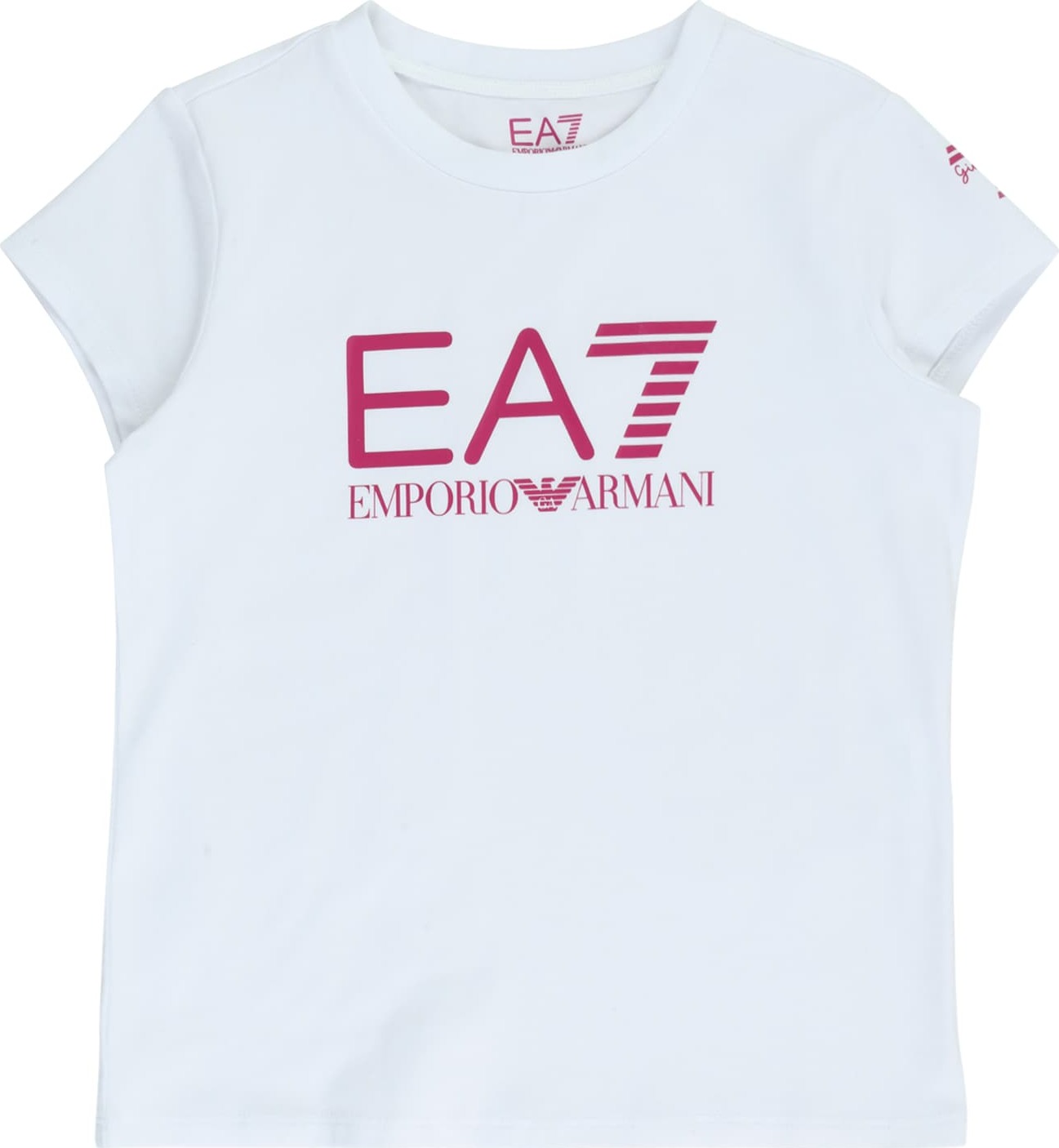 Tričko EA7 Emporio Armani bobule / bílá