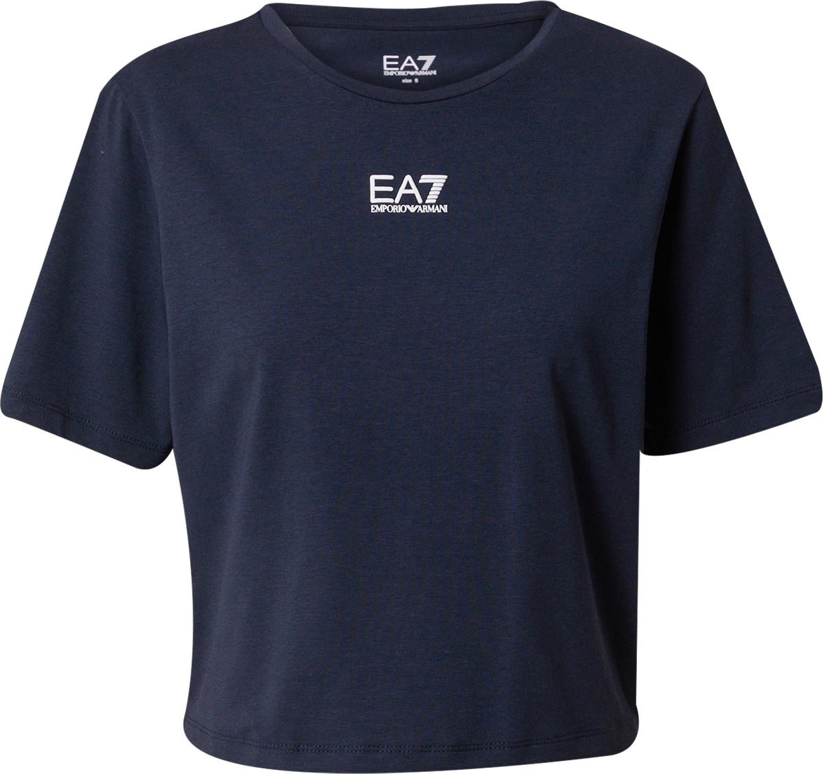 Tričko EA7 Emporio Armani námořnická modř / offwhite
