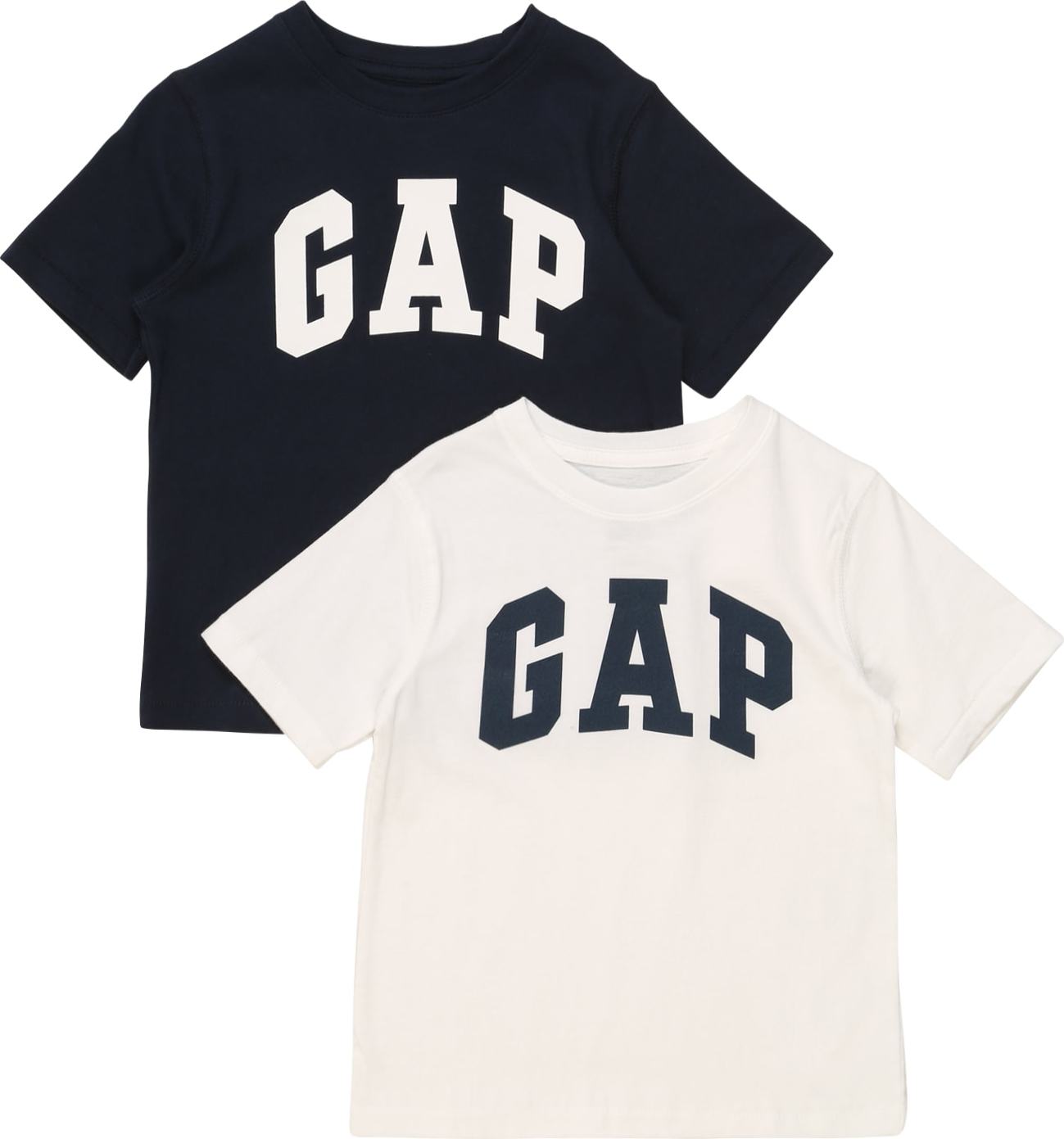 Tričko GAP tmavě modrá / přírodní bílá