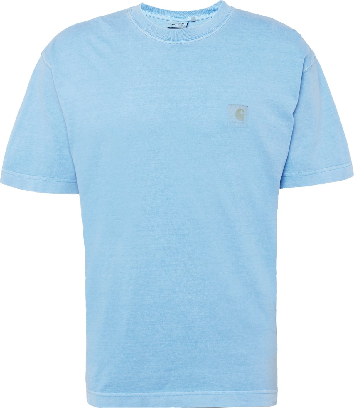Tričko 'Nelson' Carhartt WIP nebeská modř / světle hnědá