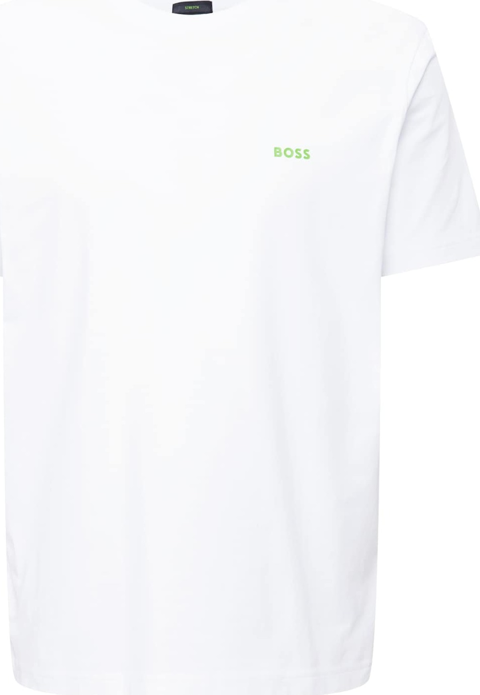Tričko 'TEE' BOSS Green zelená / bílá