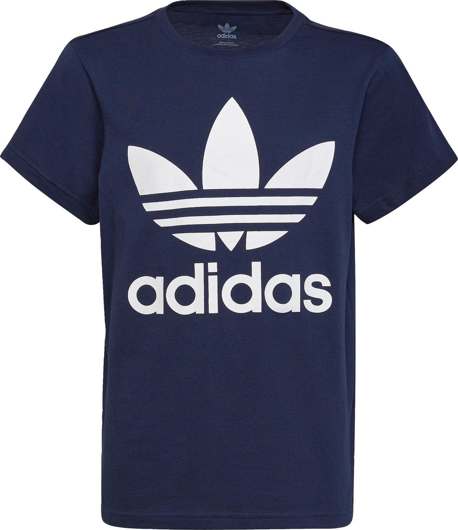 Tričko 'Trefoil' adidas Originals námořnická modř / bílá