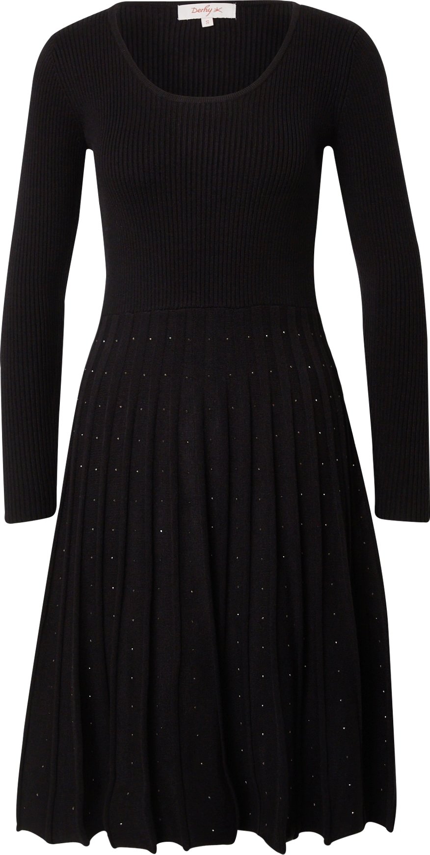 Úpletové šaty 'GAELLE' Derhy černá