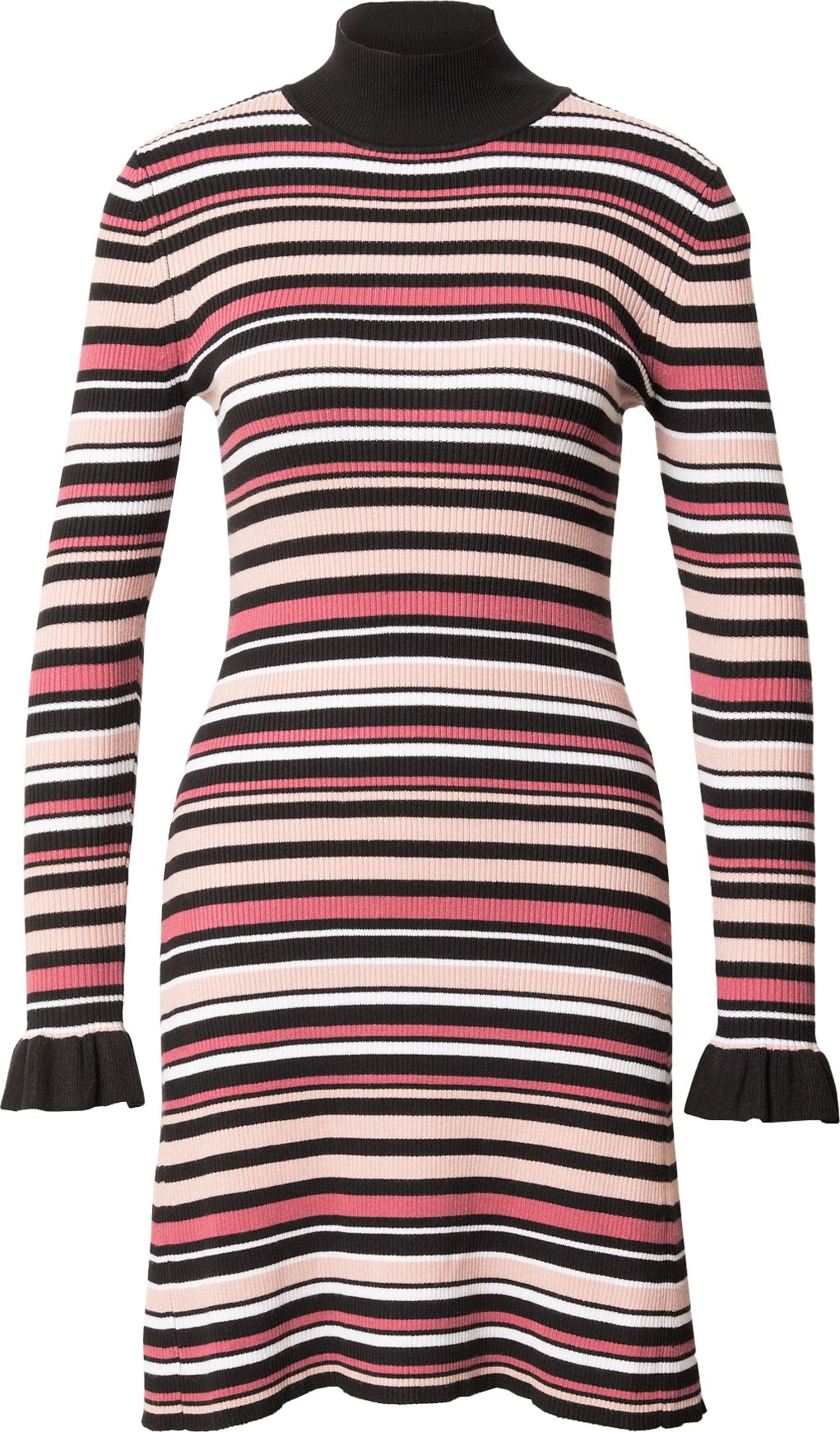 Úpletové šaty 'TIFFANI' Pepe Jeans růžová / světle růžová / černá / bílá