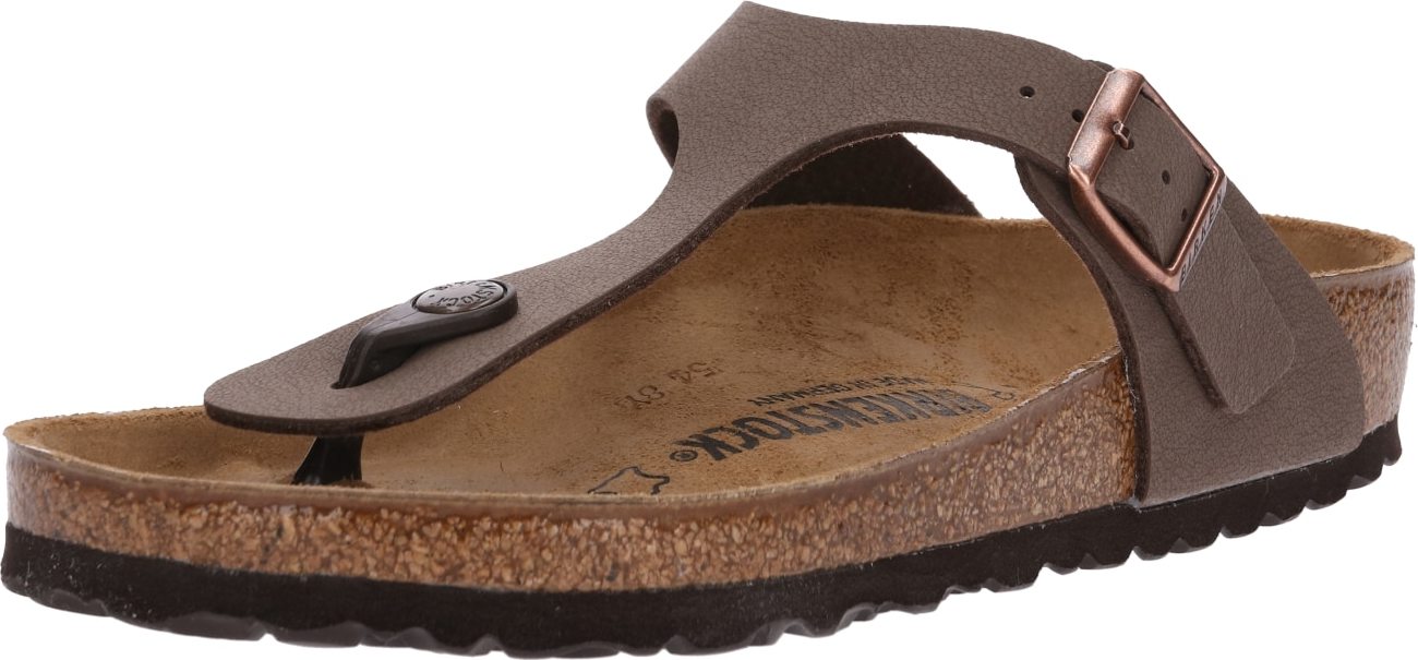 Žabky 'Gizeh' Birkenstock hnědá