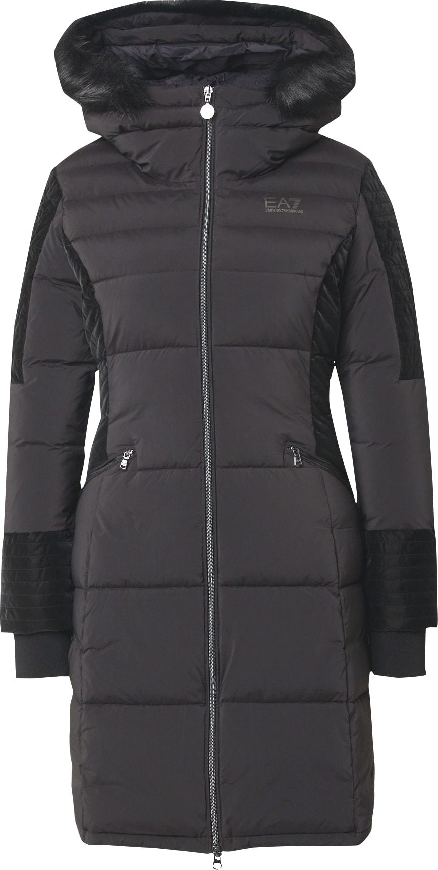 Zimní kabát EA7 Emporio Armani černá