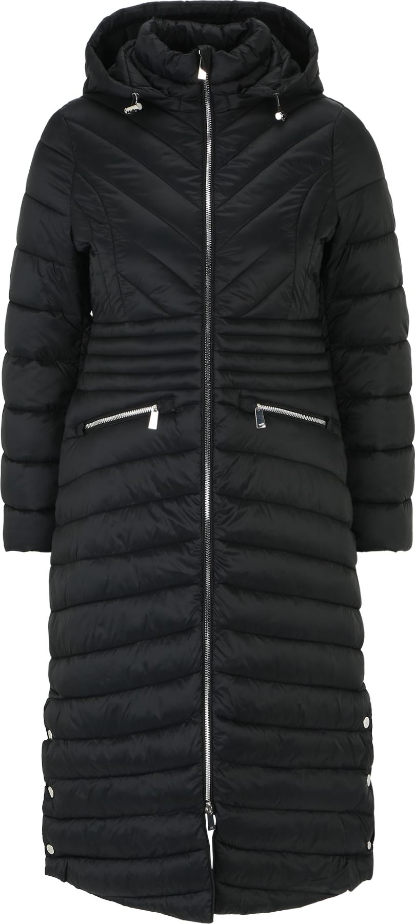Zimní kabát Karen Millen Petite černá
