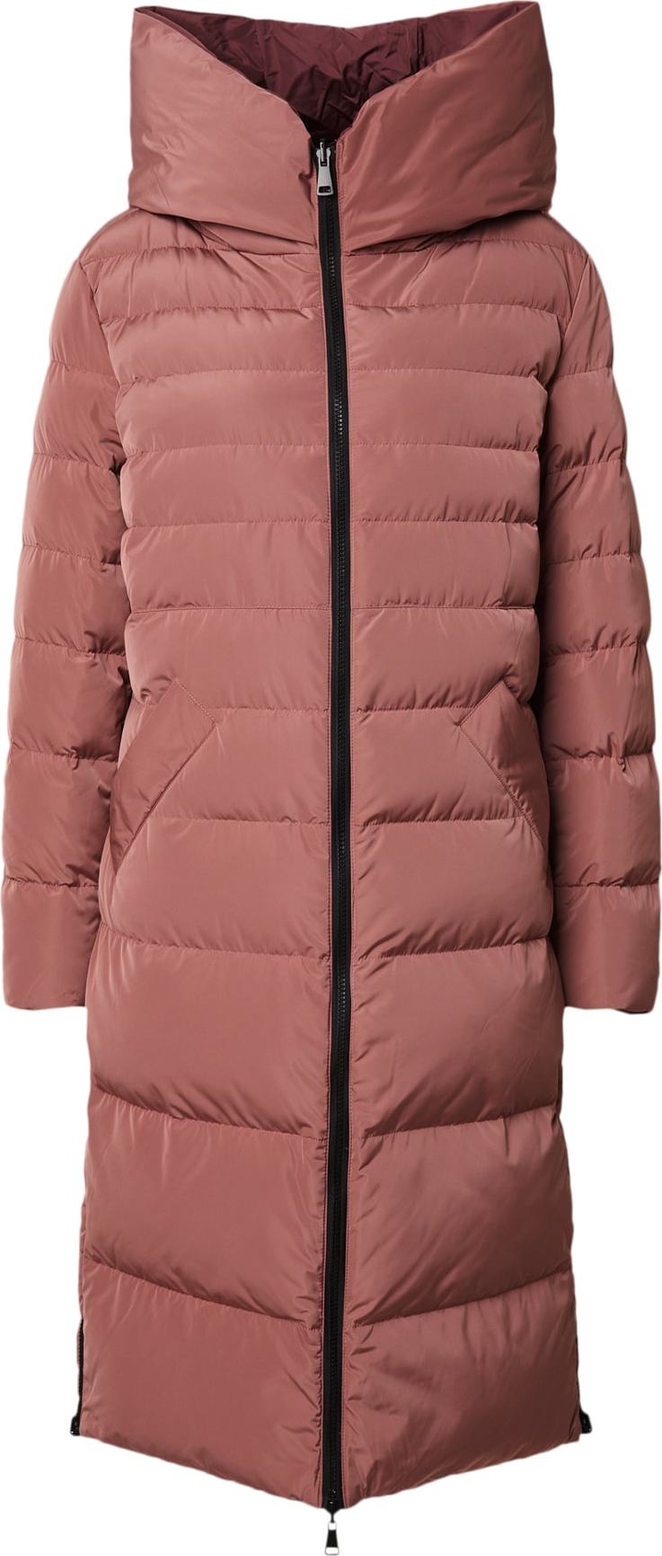 Zimní kabát RINO & PELLE starorůžová / rezavě červená